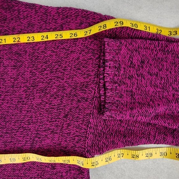 Philosophy Womens Royal Magenta, Black, Cotton Blend, Knit Sweater Plus Size XXL - Picture 8 of 12